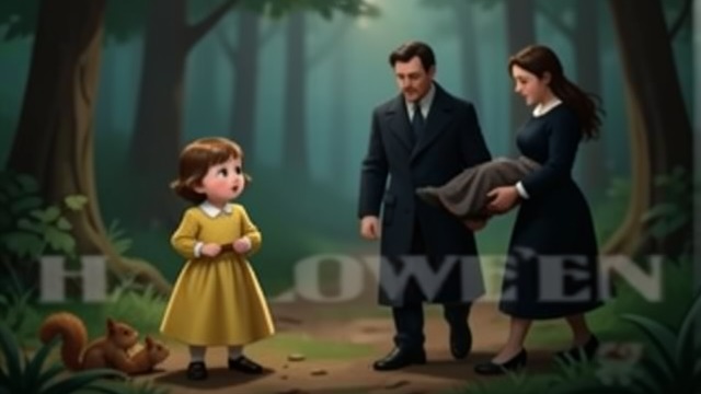 A Child’s Unshared Secret from "Hallowe'en Party". A Child’s Unshared Secret A Frightening Scene While watching squirrels in Quarry Wood, Miranda Butler sees a man and a woman carrying a bloodied body.