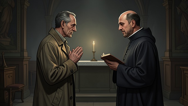 Absolution and Return from "I Heard You Paint Houses". Permission to Speak Religious reckoning Frank Sheeran’s daughters arranged a meeting with a Catholic monsignor.