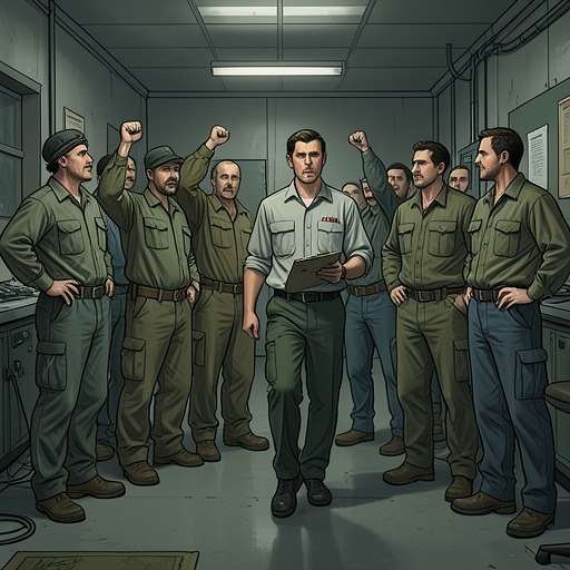 The Teamsters and AFL-CIO from "I Heard You Paint Houses". Organizing contests, factional resistance, and violent confrontations turn union solidarity into a central and contested source of power.