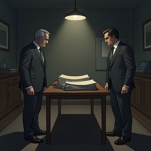 The Rupture with Lewis Strauss from "American Prometheus". This thread traces how policy disagreements, institutional power, and personal resentments turned Oppenheimer and Strauss into political enemies.