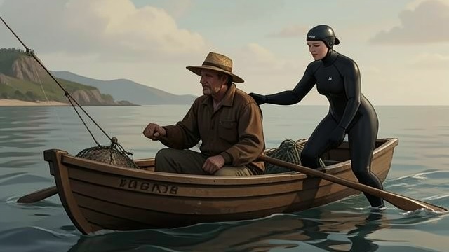 The Boatman Needed from "You Only Live Twice". The Boatman Needed Practical need and welcome Kissy’s father is too ill to row her boat, and the family welcomes Bond partly because he can take his place.