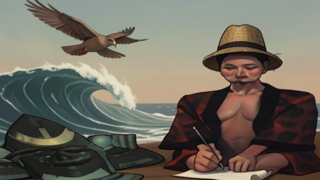 A Poem on the Voyage from "You Only Live Twice". A Poem on the Voyage A new meaning for life Tiger Tanaka asks Bond to compose a haiku.