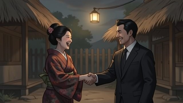 A Welcome on Kuro from "You Only Live Twice". A Welcome on Kuro A meeting without ceremony Kissy Suzuki greets Bond with laughter and a handshake rather than the elaborate deference he has encountered…
