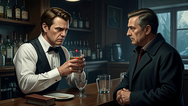 Henderson’s Warning from "You Only Live Twice". Henderson’s Warning A watched meeting Richard Lovelace Henderson discovers that his favored bar has been bugged by Tanaka’s people.