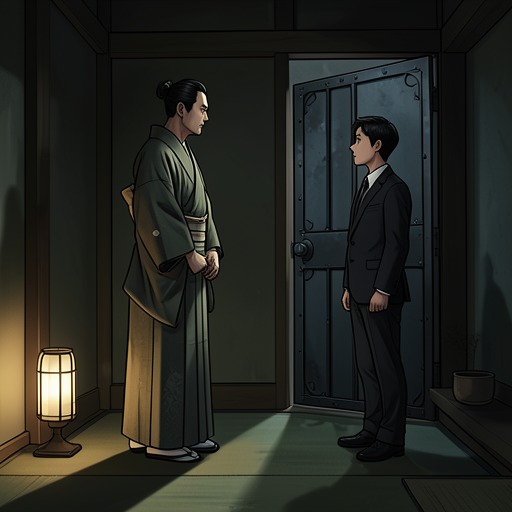 The Teacher and the Pupil from "You Only Live Twice". This thread traces the uneasy mentorship between Tiger Tanaka and Bond, as cultural training becomes preparation for a life-threatening operation.