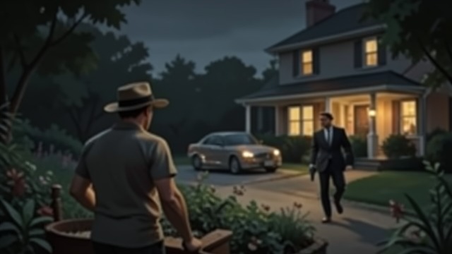 A Party Across the Driveway from "Once Upon a Time in Hollywood". A Party Across the Driveway Two neighboring worlds Roman and Sharon host a gathering after their television appearance, while Rick works alone in his garden…