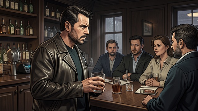 The Barroom Retelling from "Once Upon a Time in Hollywood". The Barroom Retelling Others enlarge the tale James Stacy retells the rumor to friends and makes Rick sound like the leading alternative.