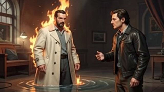 A Dangerous First Gag from "Once Upon a Time in Hollywood". A Dangerous First Gag A mishap on set A white winter coat meant for Rick's character catches fire far more fiercely than the crew expects.