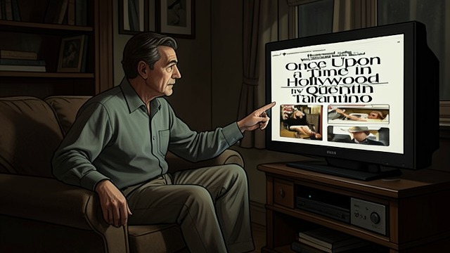 Television Together from "Once Upon a Time in Hollywood". Television Together A shared pleasure Squeaky watches television beside George, describing scenes because he cannot see them.