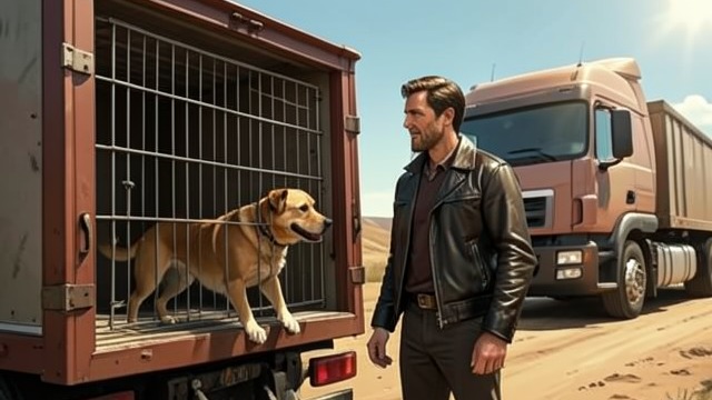 The Dog in the Cage from "Once Upon a Time in Hollywood". The Dog in the Cage A claimed fortune Buster Cooley presents Brandy as an extraordinary fighting dog worth far more than the debt he owes.