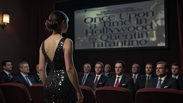 Watching Her Own Entrance from "Once Upon a Time in Hollywood". Watching Her Own Entrance A surprise encounter Sharon notices The Wrecking Crew playing at Bruin Cinema and decides to enter after the film has begun.