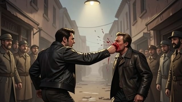 The Final Fight Dispute from "Once Upon a Time in Hollywood". The Final Fight Dispute A threatened return Although Brandy has not recovered, Buster books her into another fight.