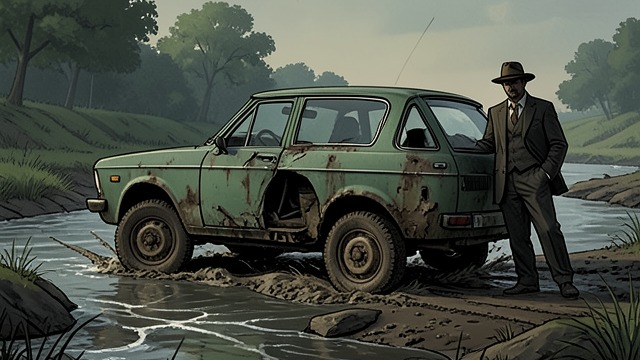 A Route That Should Not Work from "The Shape of Water". A Route That Should Not Work Physical Clue Montalbano establishes that the BMW came from Montelusa, crossing the rough Canneto riverbed to reach the Pasture.