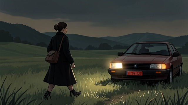 The Obvious Suspect from "The Shape of Water". The Obvious Suspect A Coherent Trail The necklace, bag, clothing, and ability to drive the Canneto make Ingrid appear to be the woman in the car.