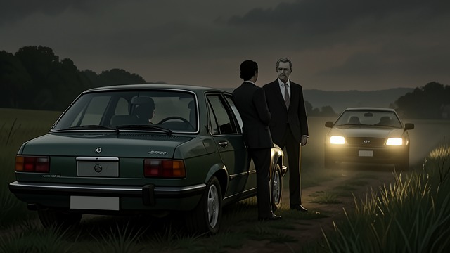 A Body at Dawn from "The Shape of Water". A Body at Dawn Discovery Pino and Saro find Silvio Luparello dead inside his car at the Pasture.