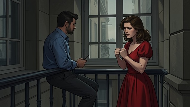 The Jealous Accusation from "The Shape of Water". The Jealous Accusation A Rival Named Contino suspects former postman De Francesco, who drinks coffee beneath his balcony and allegedly looks at his wife.