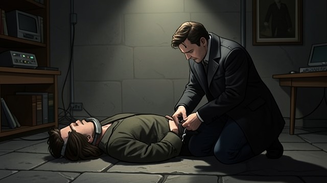 The Dead Man’s Memory from "The Shape of Water". The Dead Man’s Memory A Final Concealment Montalbano sinks the neck brace, protecting Giorgio’s role and the intimate truth of Luparello’s death.
