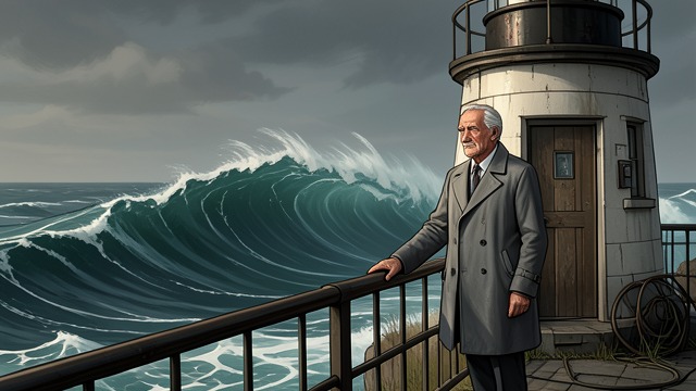 An Old Man at the Lighthouse from "The Shape of Water". An Old Man at the Lighthouse Interrupted Attempt Montalbano finds the elderly schoolteacher Giosuè Contino preparing to jump into the sea.