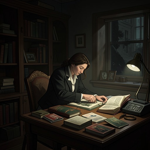 The Manufactured Ingrid Scandal from "The Shape of Water". Rizzo assembles misleading objects and stories to make Ingrid appear responsible for the compromising scene and to control the political fallout.