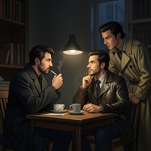 Montalbano and Gegè from "The Shape of Water". An old friendship lets Montalbano draw information from a criminally connected friend without pretending their interests are the same.