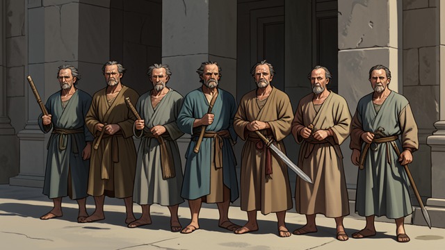 Republican Exemplars from "Aeneid". Republican Exemplars Service Anchises praises Brutus, Torquatus, the Decii, Camillus, Cato, and Fabricius for subordinating personal interest to public duty.