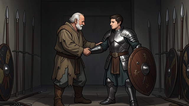 Evander’s Alliance from "Aeneid". Evander’s Alliance Hospitality Evander welcomes Aeneas because of his memory of Anchises and the shared ancestry of their houses.