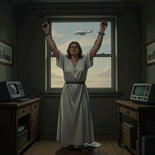 From Fear to Flight from "One Flew Over the Cuckoo's Nest". This flow follows the novel's progression from confinement and guarded resistance to an escape grounded in recovered strength.