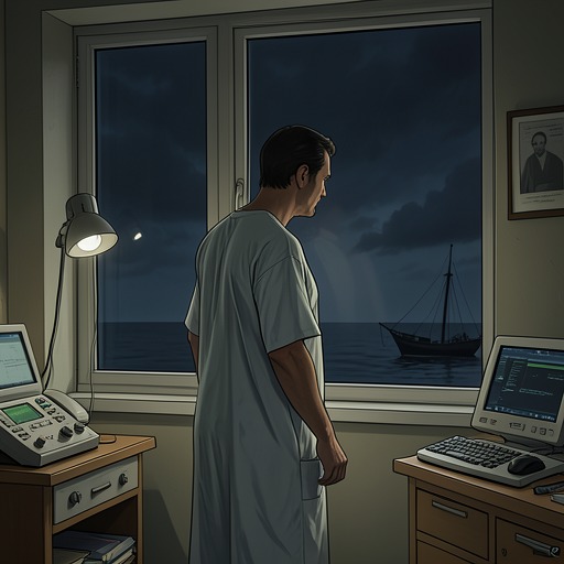 The Deep-Sea Fishing Expedition from "One Flew Over the Cuckoo's Nest". This subplot follows a denied ward privilege becoming a risky outing that gives patients a brief experience of agency beyond the hospital.