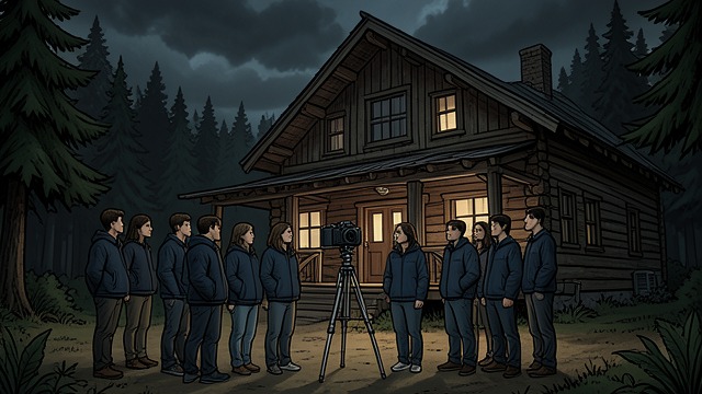 Arrival at Sakitani from "Another". A Temporary Sanctuary The Lodge Students arrive at Sakitani Memorial Hall expecting a ritual that might end the disasters.