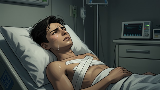The Survivor’s Aftermath from "Another". A Body Repaired Lung Collapse Koichi Sakakibara suffers another spontaneous pneumothorax after killing Reiko Mikami and undergoes thoracoscopic surgery.