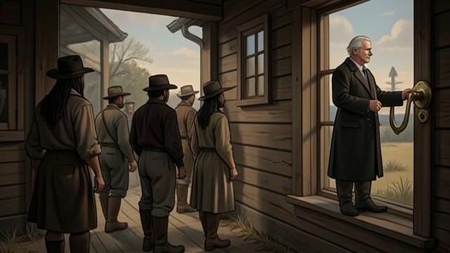 Removal and Settlement from "Killers of the Flower Moon". Removal and Settlement Forced Departure The Osage lose their Kansas homeland under pressure from settlers and government policy.