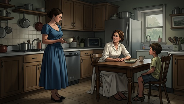 A Daughter in Her Mother’s Home from "Killers of the Flower Moon". A Daughter in Her Mother’s Home Shared Household Lizzie moves into Mollie’s home after her husband dies.