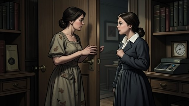 A Familiar Return from "Killers of the Flower Moon". A Familiar Return Sisters at Home Anna Brown often visits Mollie and returns to her sister’s home after nights of dancing and drinking.