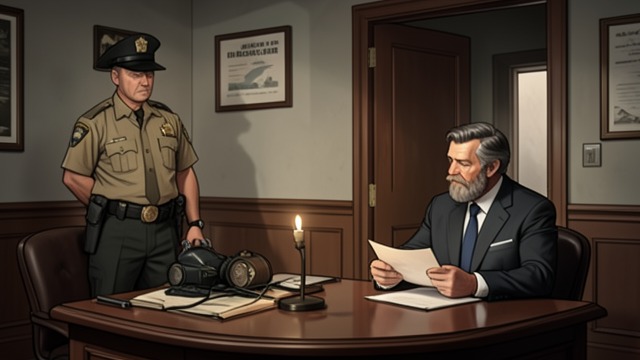 The Local Sheriff Falls from "Killers of the Flower Moon". The Local Sheriff Falls Charges of Neglect The state attorney general accuses Sheriff Harve M.
