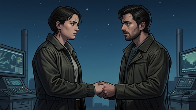 A Kiss Under the Stars from "Turtles All the Way Down". A Kiss Under the Stars Intimacy meets fear Aza Holmes and Davis Pickett hold hands and kiss while looking at distant stars.