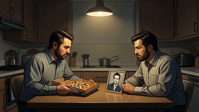 A Last Dinner from "Turtles All the Way Down". A Last Dinner Ordinary moments remembered Davis and Noah recall pizza, games, and their father's brief visit before he disappeared.
