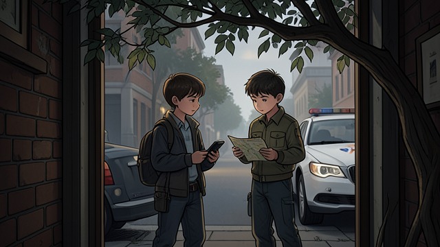 A Shared Decision from "Turtles All the Way Down". A Shared Decision The brothers tell police Davis Pickett and Noah Pickett jointly report their father's location.