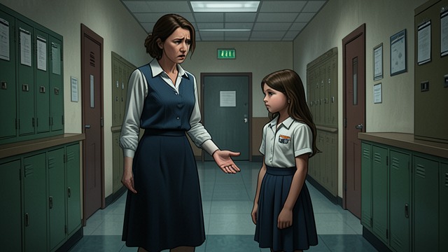 A Check-In at School from "Turtles All the Way Down". A Check-In at School Care expressed indirectly Aza Holmes's mother notices her distress and asks about medication without pressing directly on anxiety.