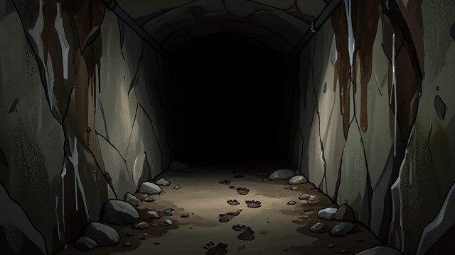A Possible Hiding Place from "Turtles All the Way Down". A Possible Hiding Place Connecting the words to the map Aza Holmes recognizes the tunnel's outlet as the mouth of Pogue’s Run.