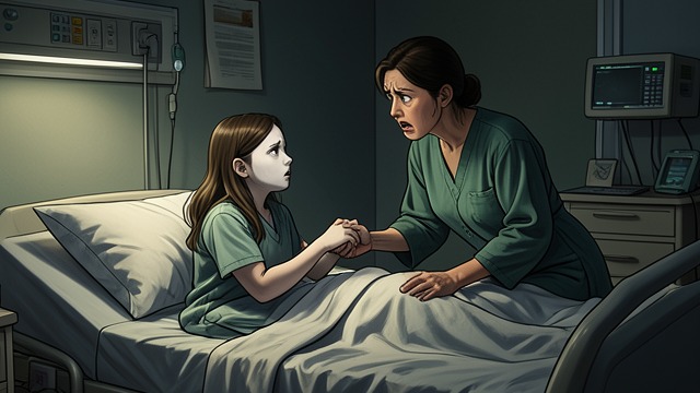 The Hospital Promise from "Turtles All the Way Down". The Hospital Promise A mother's helplessness Aza's mother stays beside her injured daughter and says she cannot lose her, too.