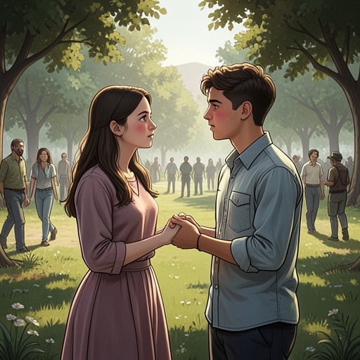 Daisy and Mychal's Romance from "Turtles All the Way Down". This flow follows Daisy and Mychal from hesitant courtship through intense closeness to a breakup and a changed friendship.