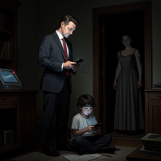 Davis Becomes Noah's Guardian from "Turtles All the Way Down". This flow traces Davis's shift from a grieving older brother to the person who must make difficult choices for Noah.