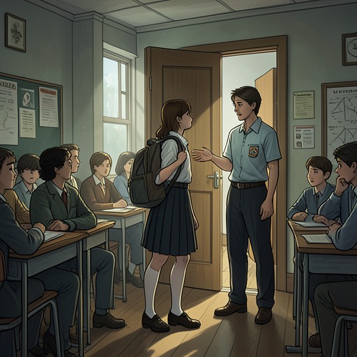 Aza's Return to School from "Turtles All the Way Down". This flow follows the disruption of Aza's schooling by crisis and her gradual re-entry into ordinary routines and relationships.