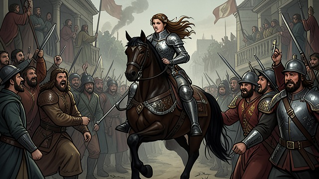 Zenobia’s Parade from "The Canterbury Tales". Zenobia’s Parade Imperial Height Zenobia rules widely, fights successfully, and commands the fear of kings. Her courage makes her fall seem almost impossible.