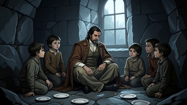 Count’s Starvation from "The Canterbury Tales". Count’s Starvation Political Reversal Count Ugolino falls from power into a tower with his children.