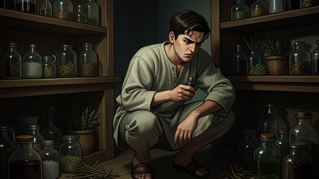 Poisoned Provisions from "The Canterbury Tales". Poisoned Provisions Private Plot The youngest buys poison under the pretense of killing vermin. He imagines a future in which the entire hoard belongs to him.
