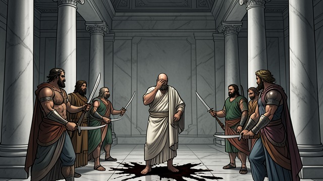 Caesar’s Assassination from "The Canterbury Tales". Caesar’s Assassination Imperial Triumph Julius Caesar returns crowned after conquering East and West.