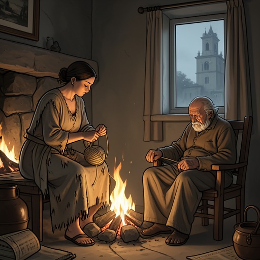 The Paradox of Griselda’s Love from "The Canterbury Tales". This flow traces Griselda’s devotion to Janicula, Walter, and her children, showing how love survives even when authority turns cruel.
