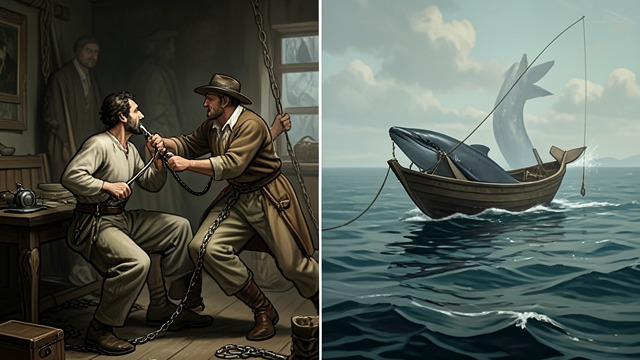 Two Industries Exposed from "The Whale". Extraction and Responsibility Human and animal claims The book places slavery and whaling beside one another as exploitative, transoceanic economies.
