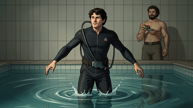 Learning Buoyancy from "The Whale". A Self-Taught Swimmer A changed relationship Living alone in London, Hoare finally taught himself to swim in an East End pool.